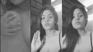 Cute Desi Slim Girl Play With Her Boobs | Desi Viral MMS