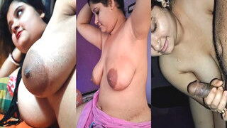 Sexy Boudi Shows Big Boobs And Play WIth Hubby Dick | Desi Viral MMS