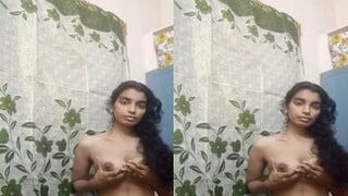 Desi Girl Play With Her Boobs | Desi Viral MMS