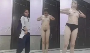 Desi Girl Striping And Shows Nude Body | Desi Viral MMS