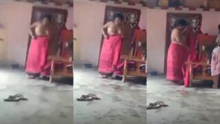 Desi BBW Bhabhi Wearing Cloths | Desi Viral MMS