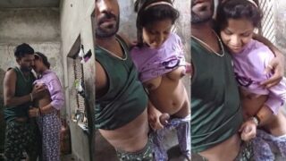 Horny Desi Wife Handjob And Standing Fucking | Desi Viral MMS