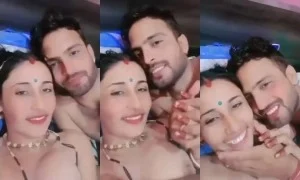 Desi Cpl Romance And Boobs Pressing | Desi Viral MMS