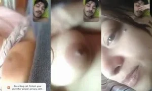 Sexy Desi Girl Shows Her Boobs On VC | Desi Viral MMS