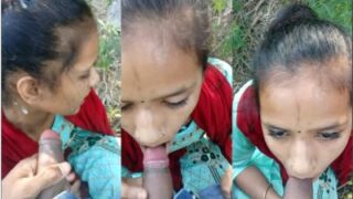 Punjabi Sex Of A Punjaban Sucking A Dick Outdoors | Desi Viral MMS
